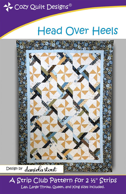 Head Over Heels Quilt Pattern by Cozy Quilt Designs