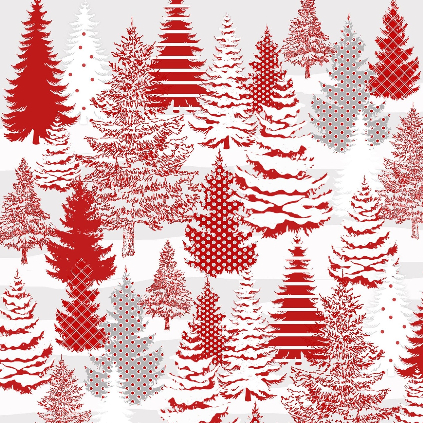 Holiday Lane "Christmas Trees"-Henry Glass-Fat Quarter