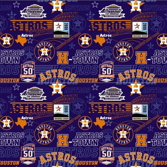 Houston Astros 50th Anniversary-Fabric Traditions-BTY