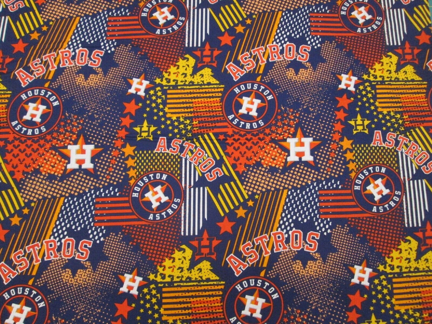 Houston Astros-Colorful Design-Fabric Traditions-BTY