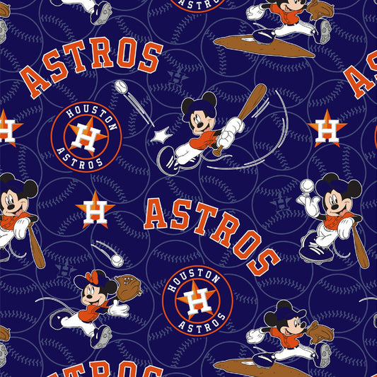 Mickey Mouse and the Houston Astros-Navy B/G-BTY-Fabric Traditions