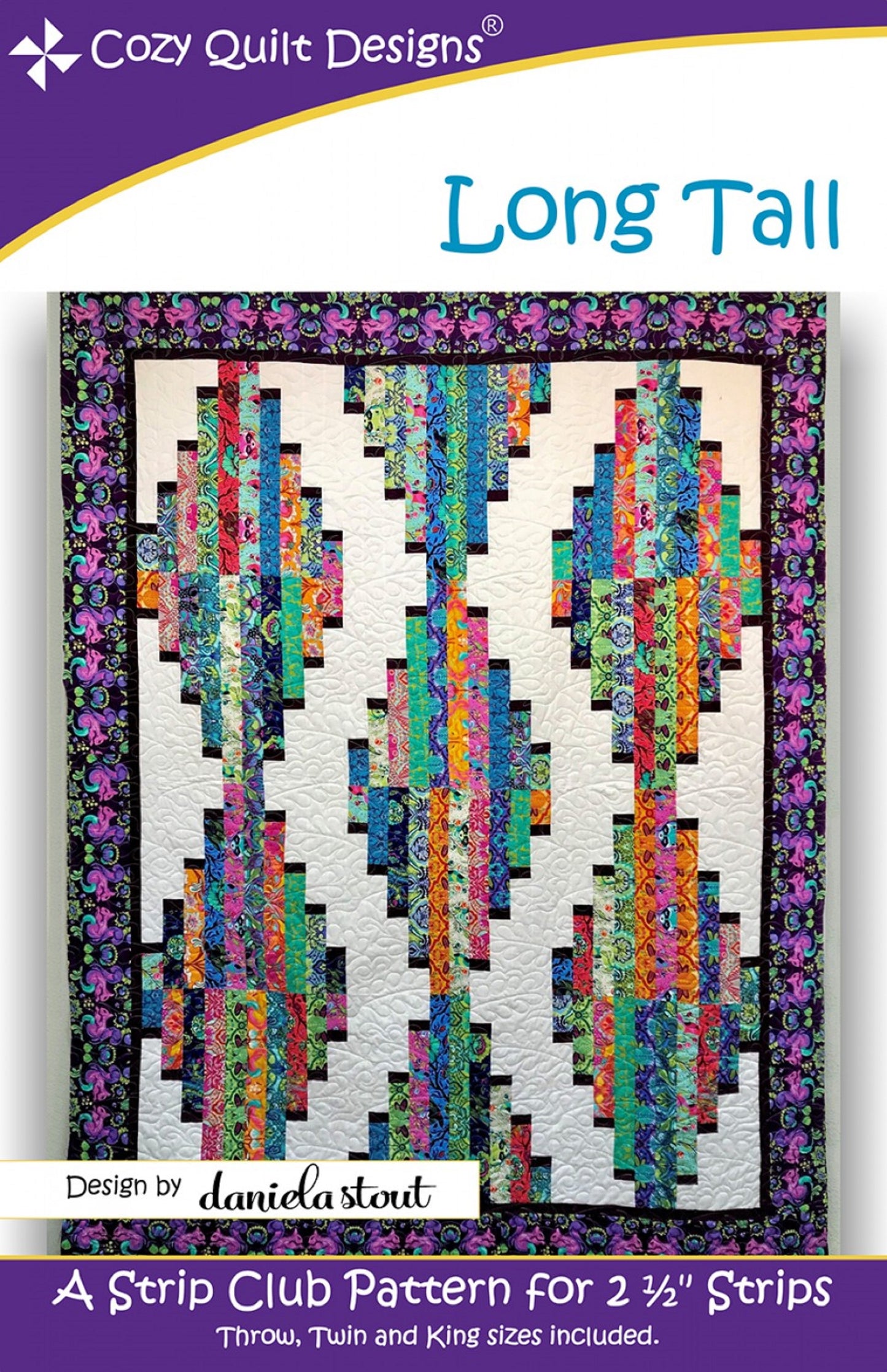 Long Tall Quilt Pattern by Cozy Quilt Designs