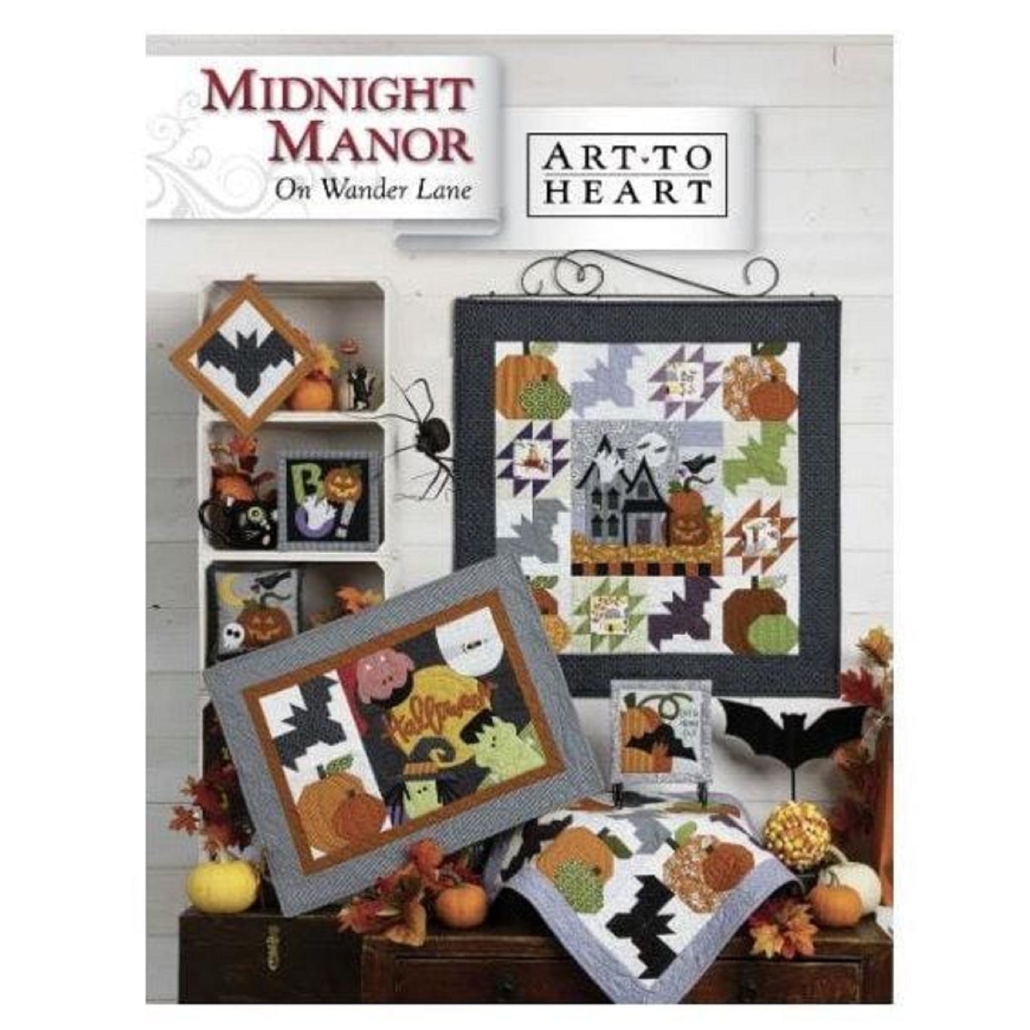 Midnight Manor On Wander Lane-Art To Heart-Quilting Book
