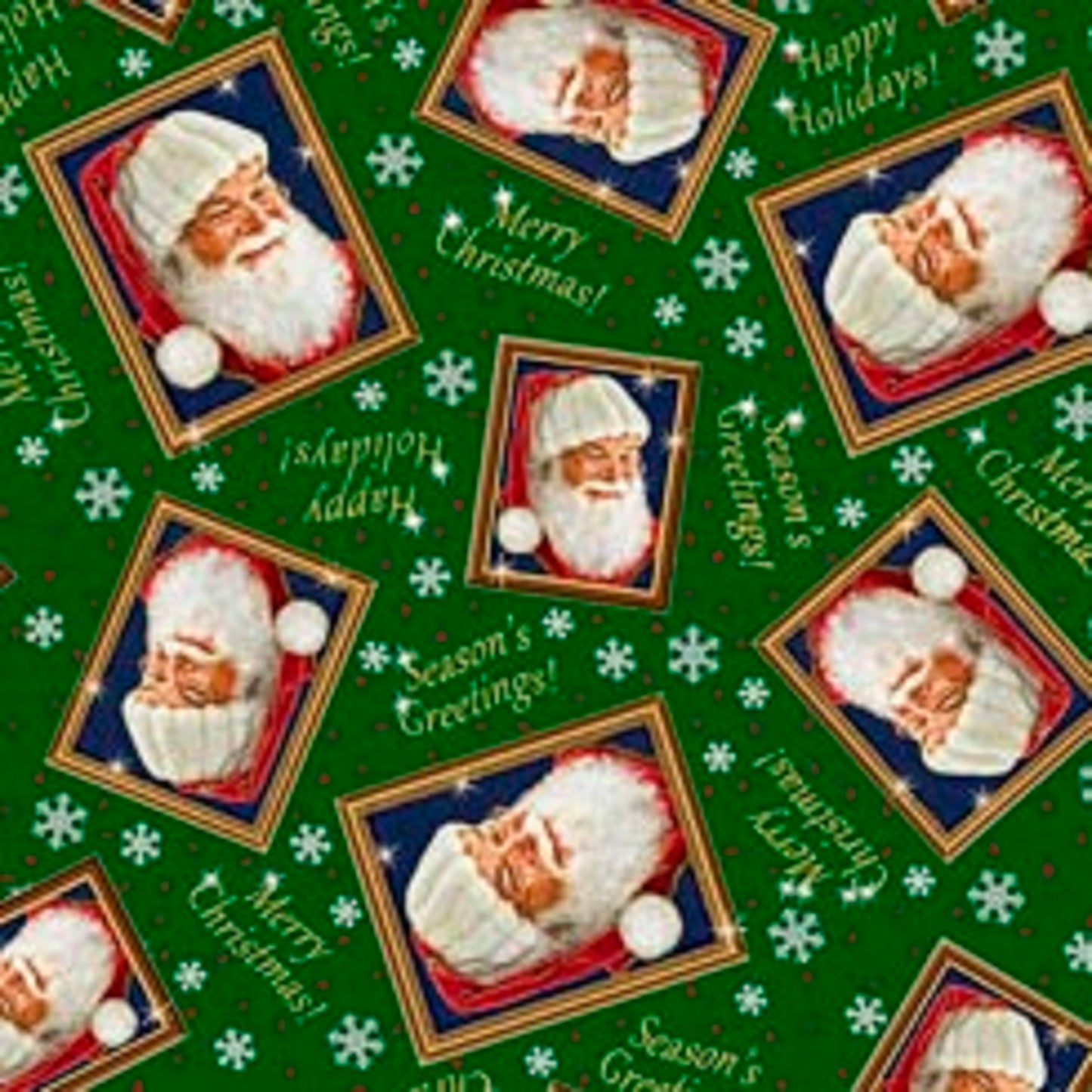 Santa's List "Portrait"-Quilting Treasures-BTY-Happy Holidays-Merry Christmas