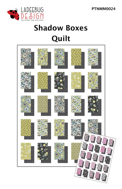 Shadow Boxes Quilt by Ladeebug Designs