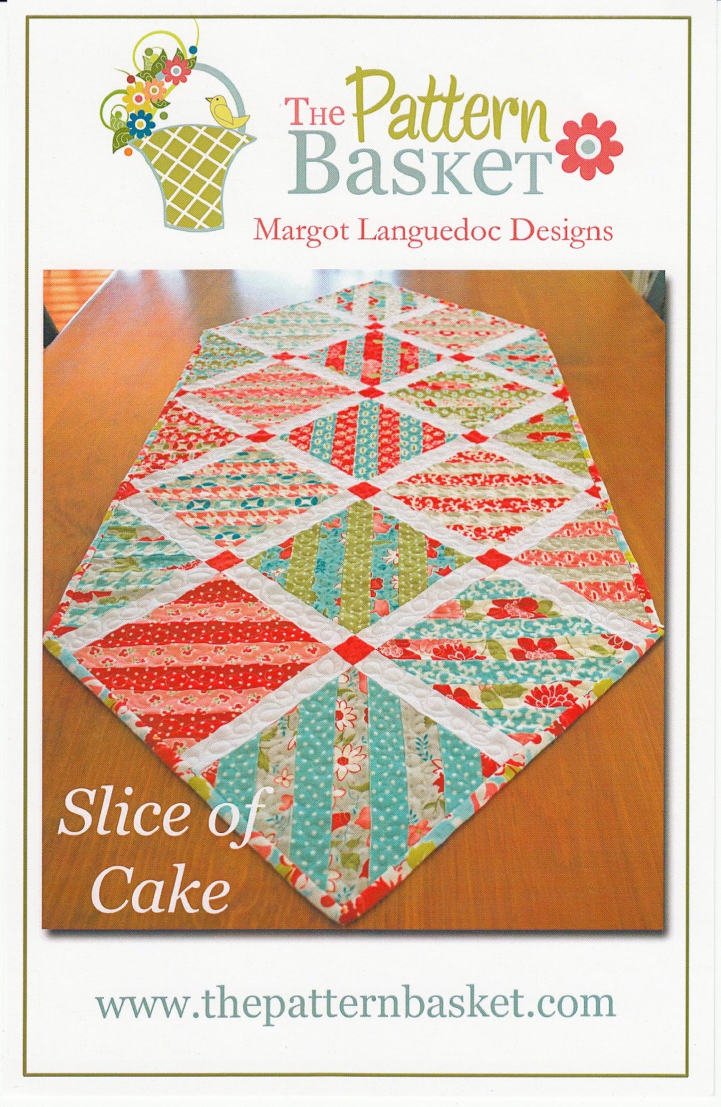 Slice of Cake Table Runner Pattern by The Pattern Basket
