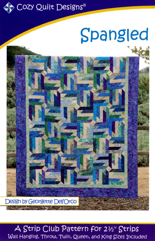Spangled Quilt Pattern by Cozy Quilt Designs