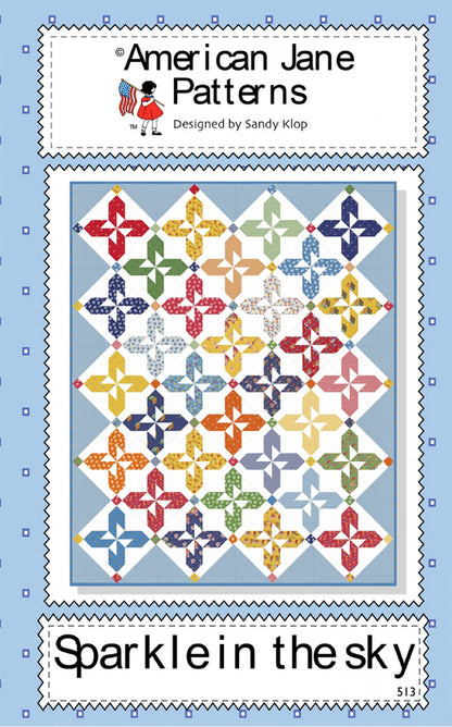 Sparkle In The Sky Quilt Pattern by American Jane Patterns