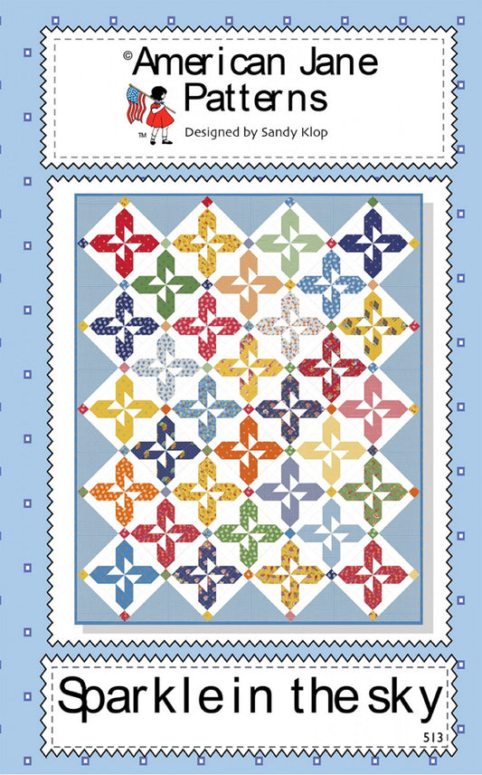 Sparkle In The Sky Quilt Pattern by American Jane Patterns