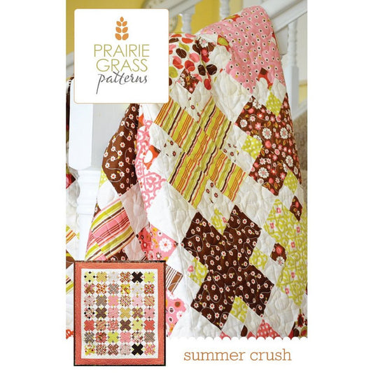 Summer Crush #114 Quilt Pattern by Prairie Grass Patterns