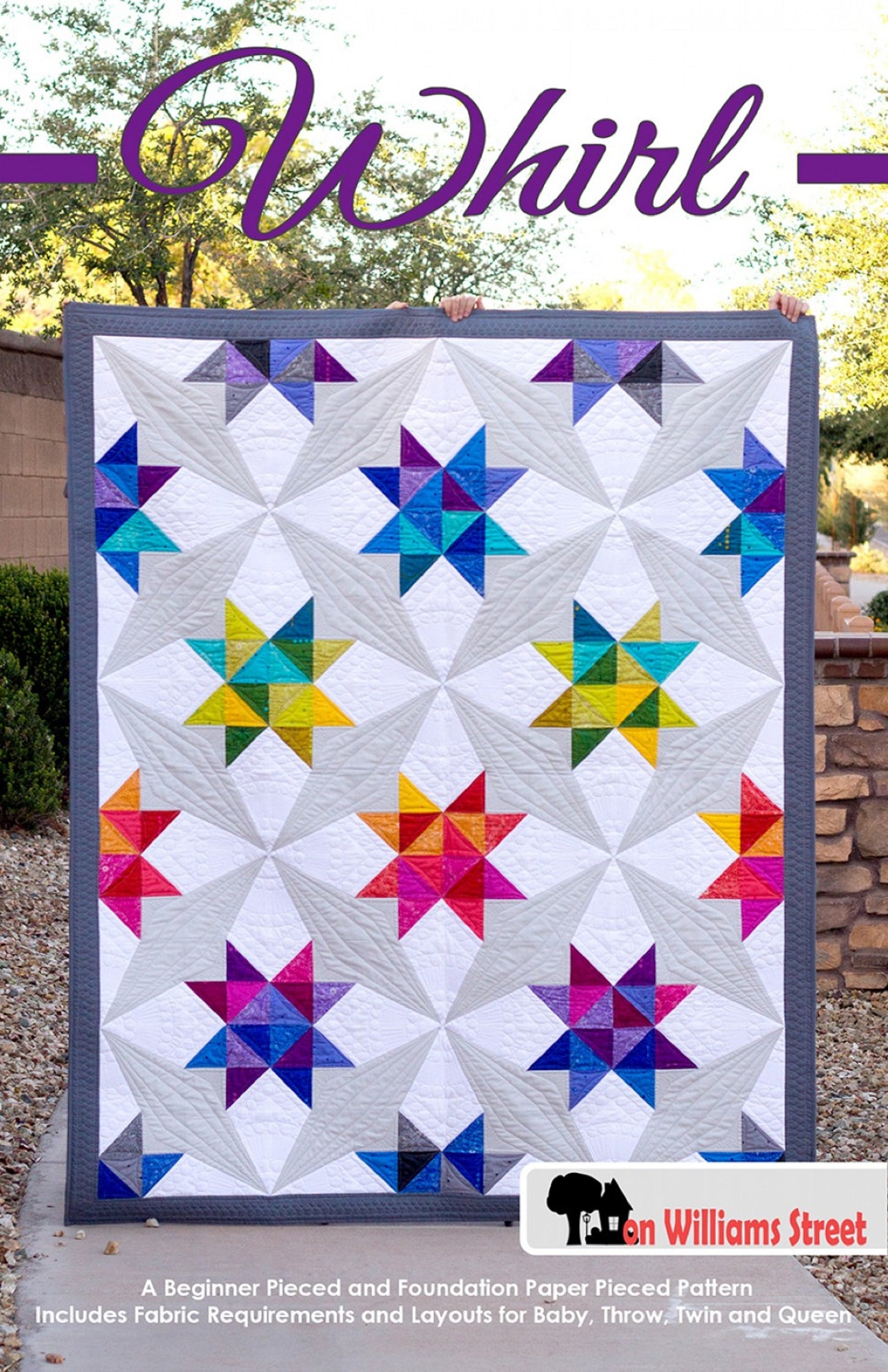 Whirl Quilt Pattern by On Williams Street