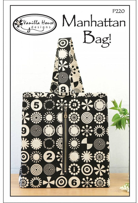 Manhattan Bag Pattern by Vanilla House Designs