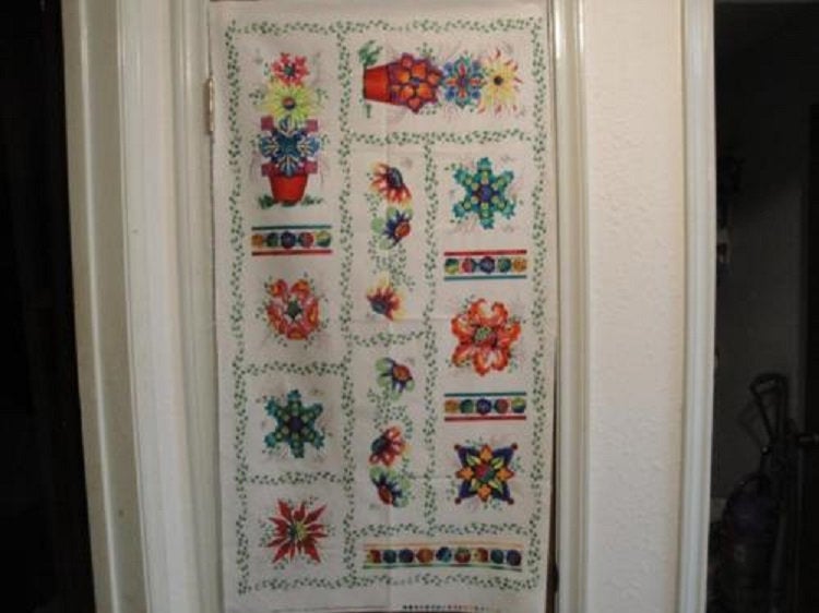 Ibiza "Floral & Sand Dollars" Panel by Blank Quilting