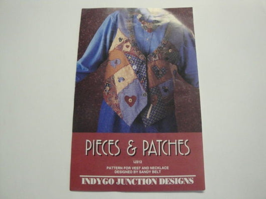 Pieces & Patches Vest and Necklace Pattern by Indygo Junction Designs