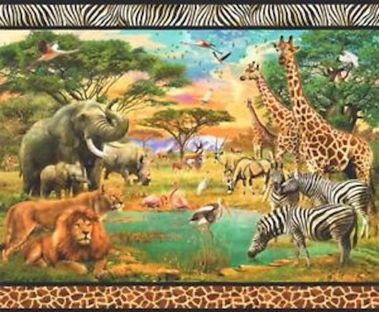 Picture This "Wild" Digital Panel by Robert Kaufman