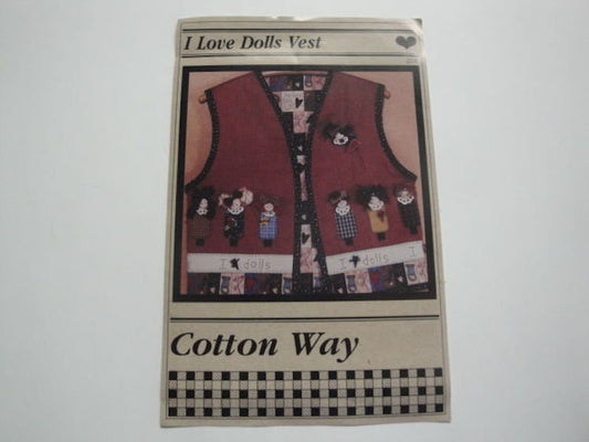 I Love Dolls Vest Pattern by Cotton Way