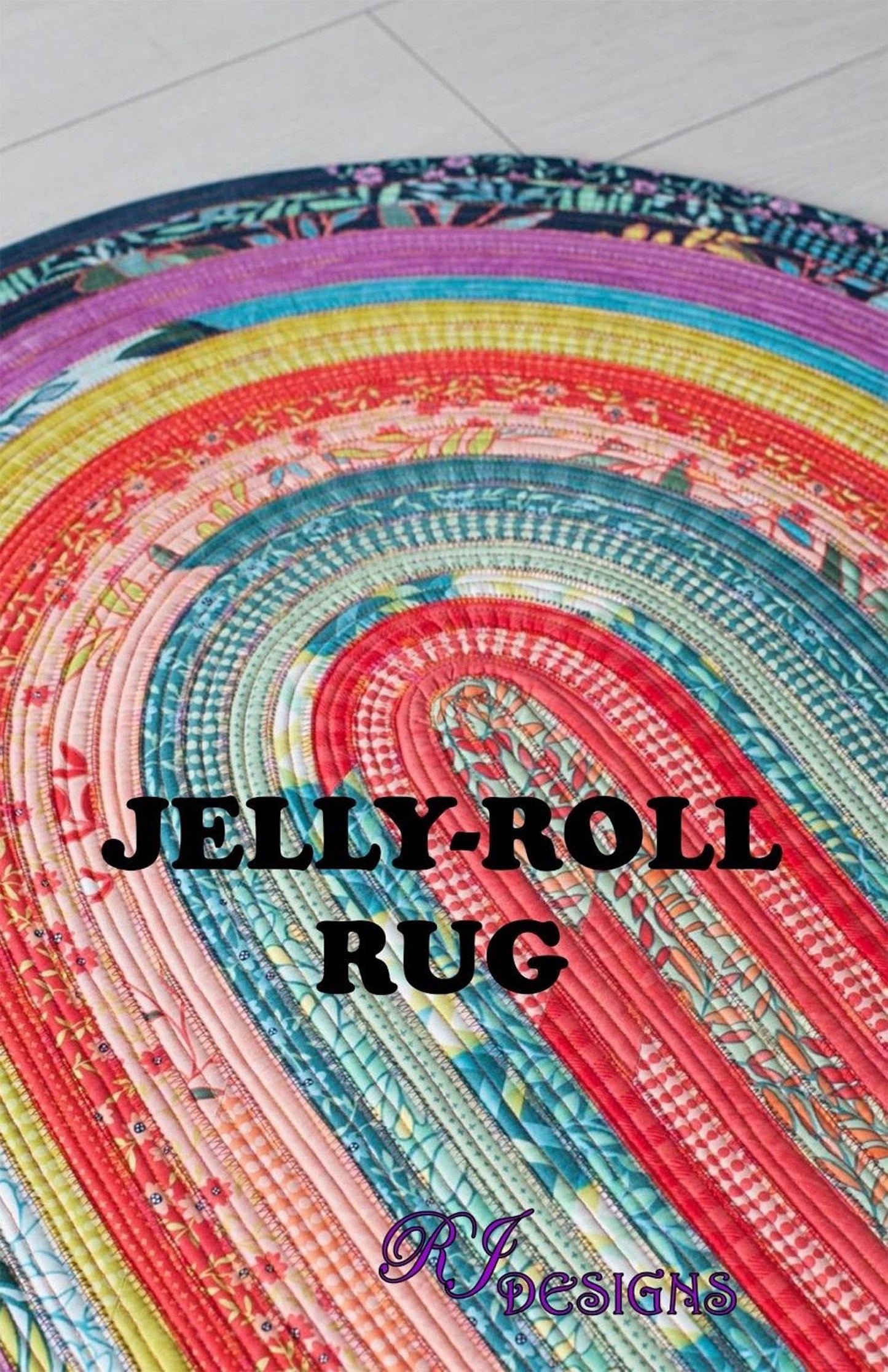 Jelly Roll Area Rug Pattern by RJ Designs