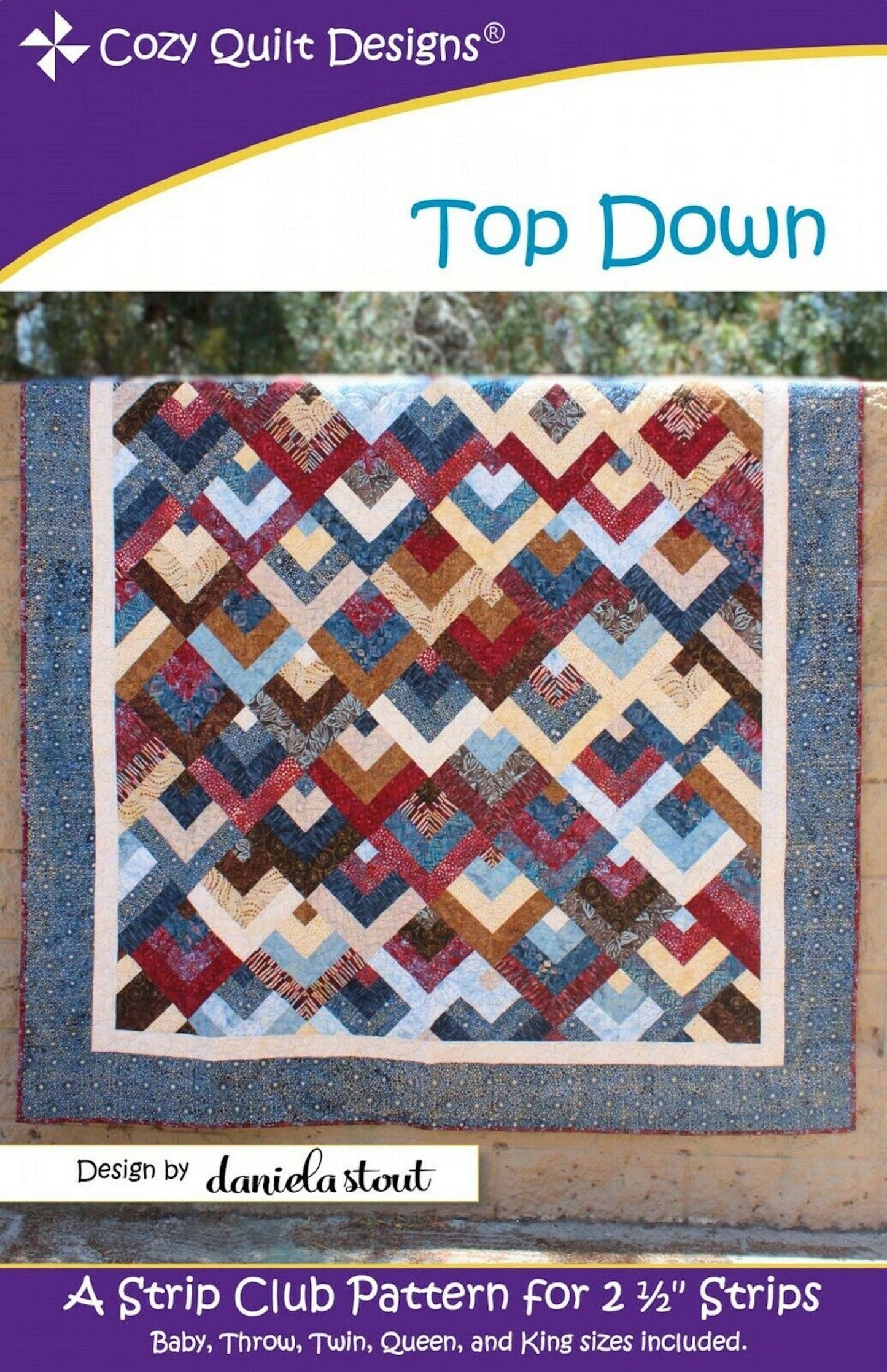 Top Down Quilt Pattern by Cozy Quilt Designs
