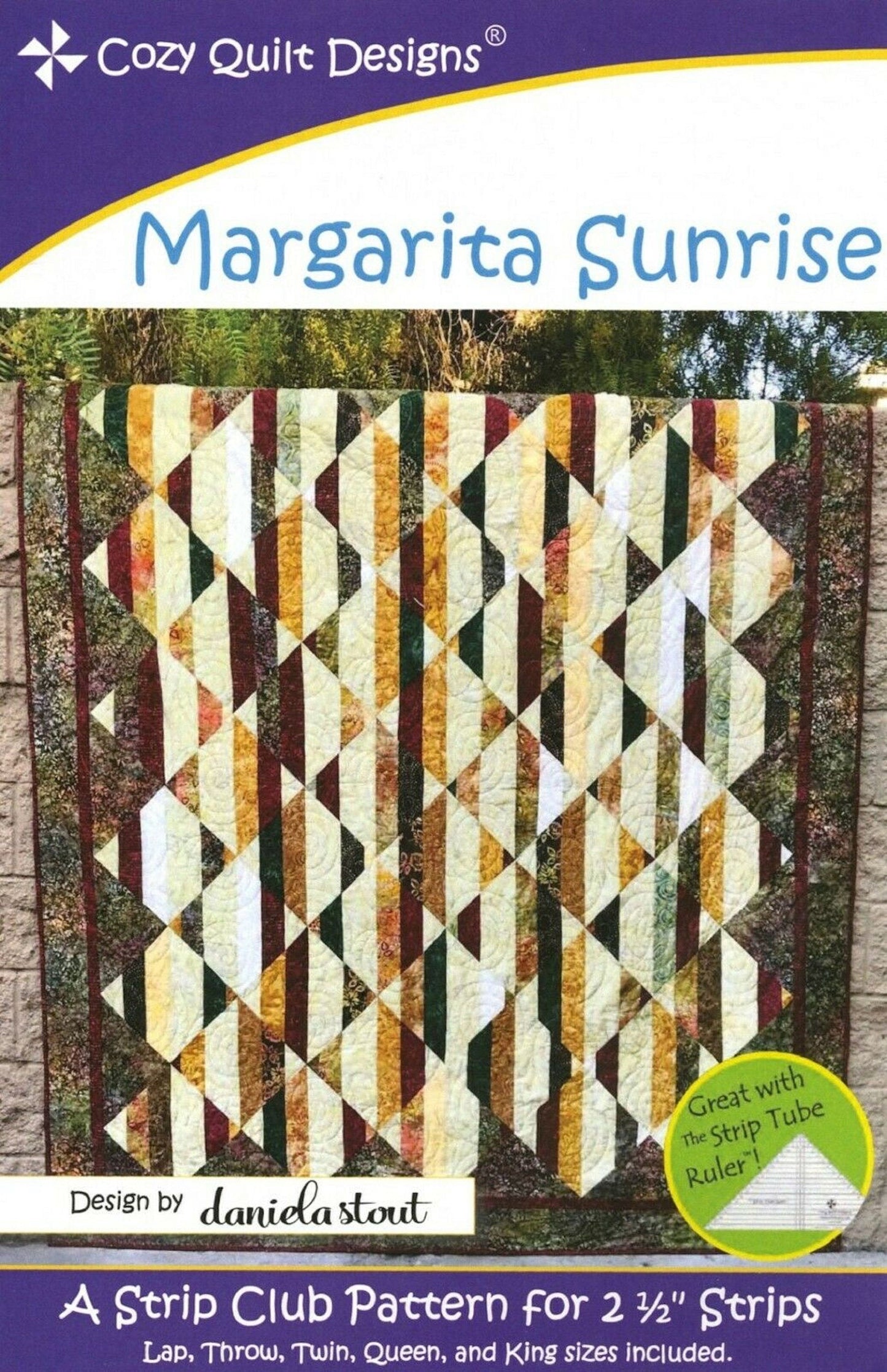 Margarita Sunrise Quilt Pattern by Cozy Quilt Designs