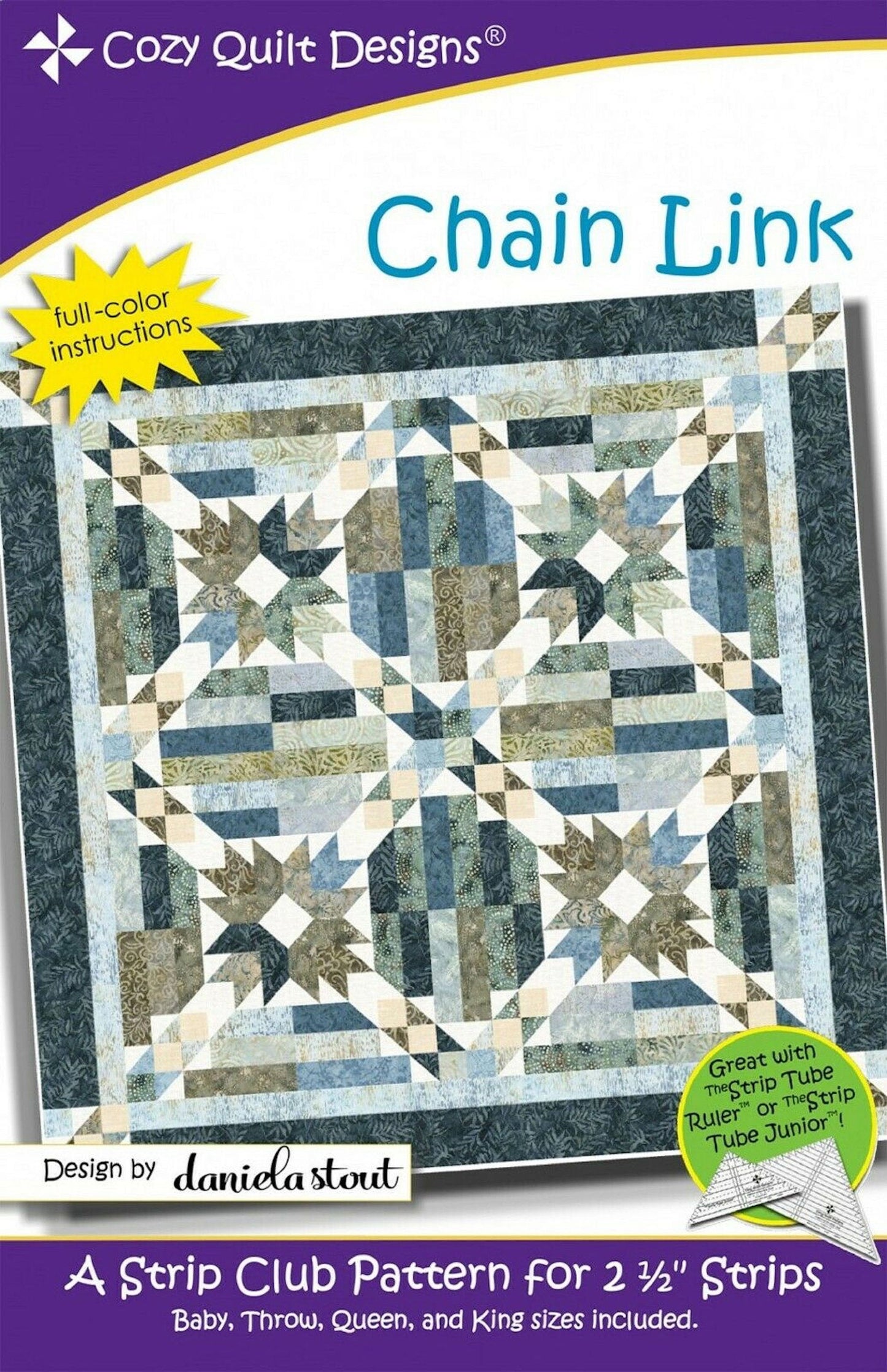 Chain Link Quilt Pattern by Cozy Quilt Designs