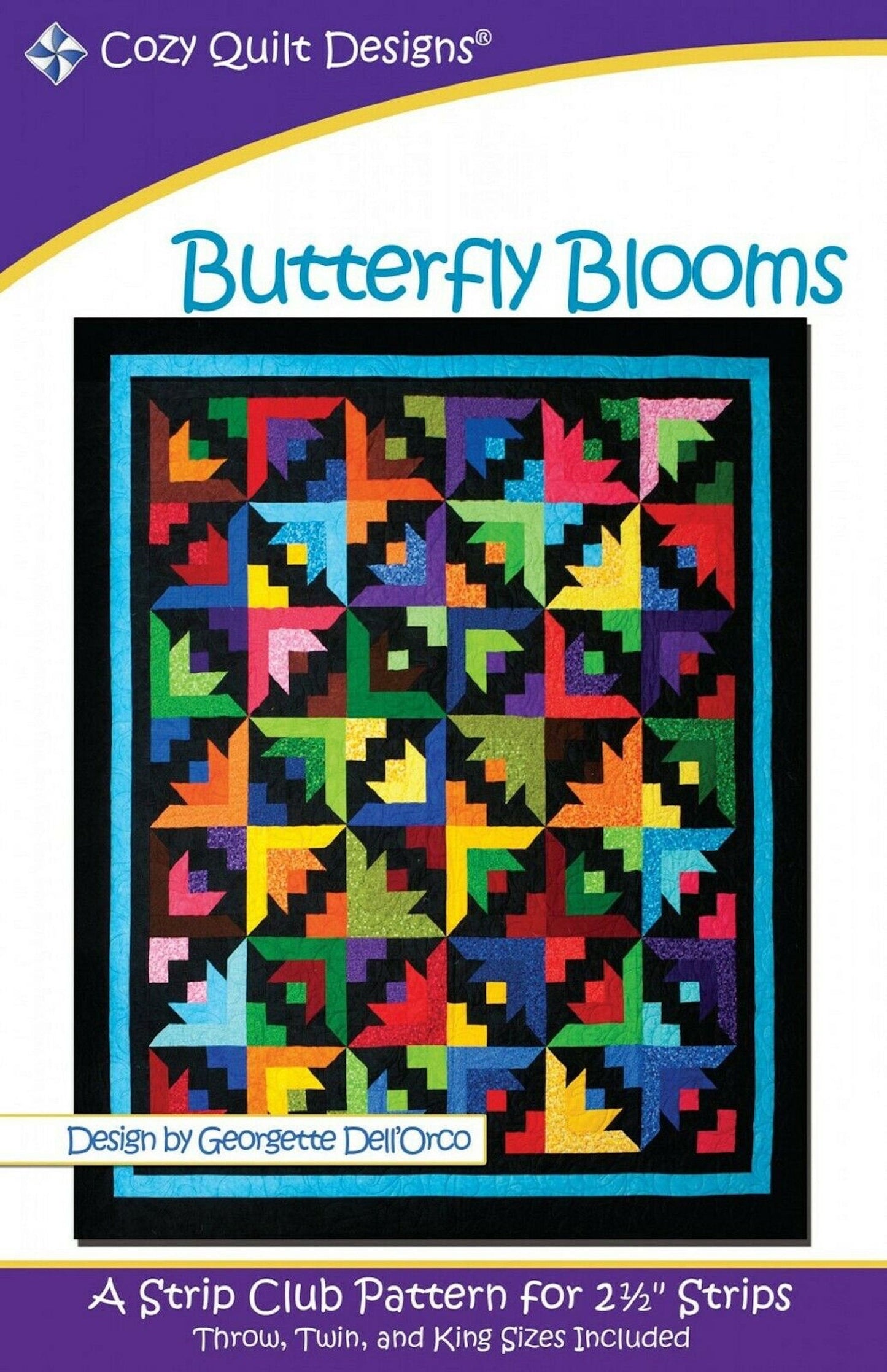 Butterfly Blooms Quilt Pattern by Cozy Quilt Designs