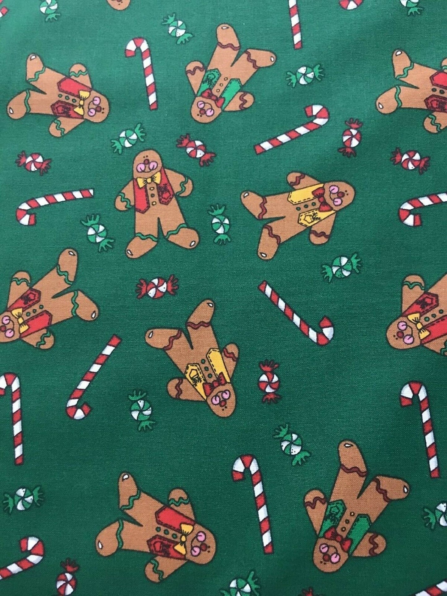Little Bit of Christmas "Gingerbread Men"-General Fabrics-Fat Quarter