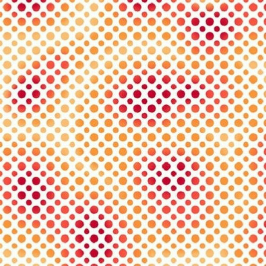 Ombre Dots "Orange"-Quilting Treasures-BTY
