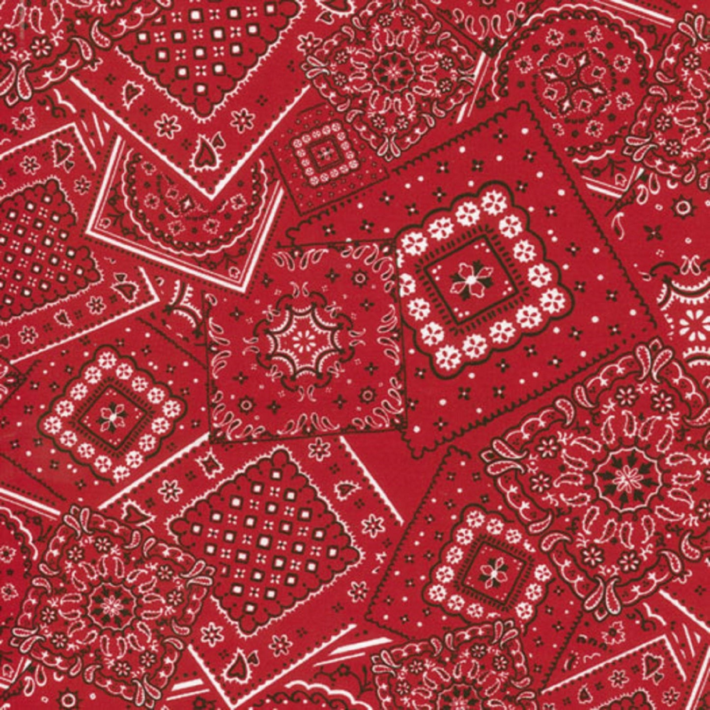 Western Basics "Red Bandana"-Moda Fabrics-BTY