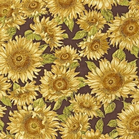 Shades of the Season 4 "Antique Sunflowers"-Robert Kaufman-BTY