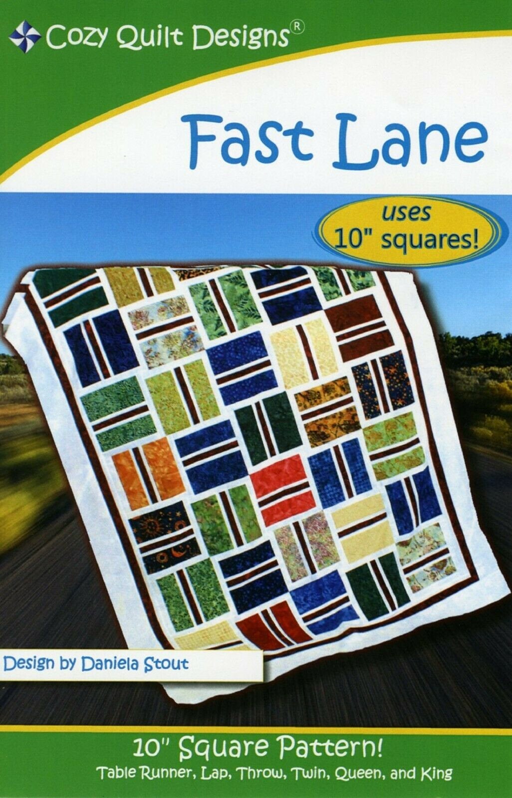 Fast Lane Pattern by Cozy Quilt Designs