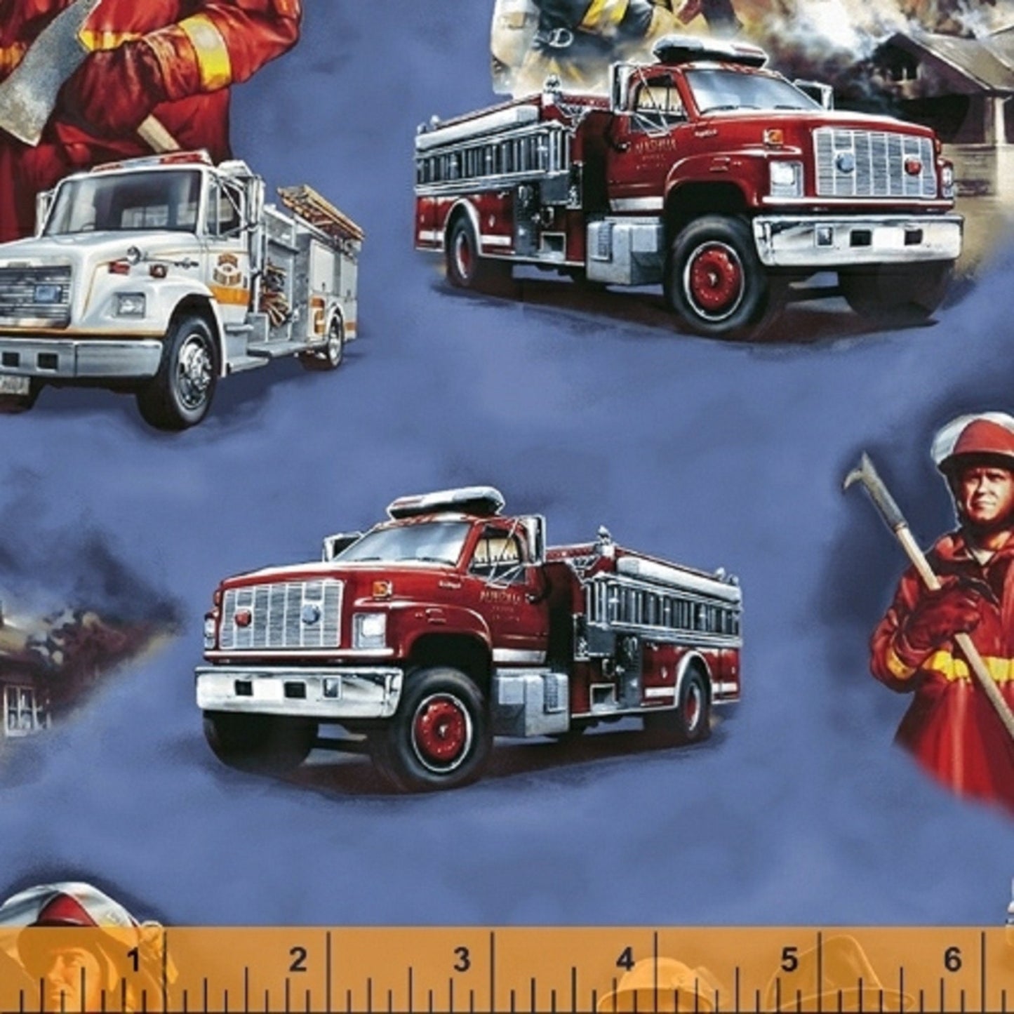 Hold the Line "Firefighters"-Windham Fabrics-BTY
