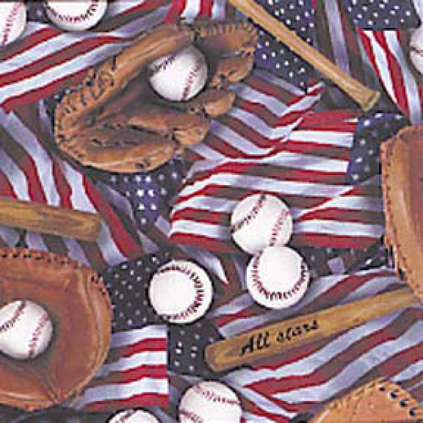 American Baseball Collage-Elizabeth Studios-BTY