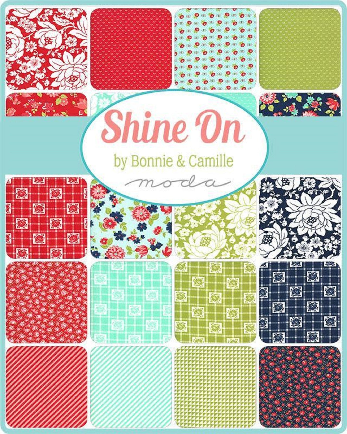 Shine On Charm Pack by Moda Fabrics-42 - 5" Squares