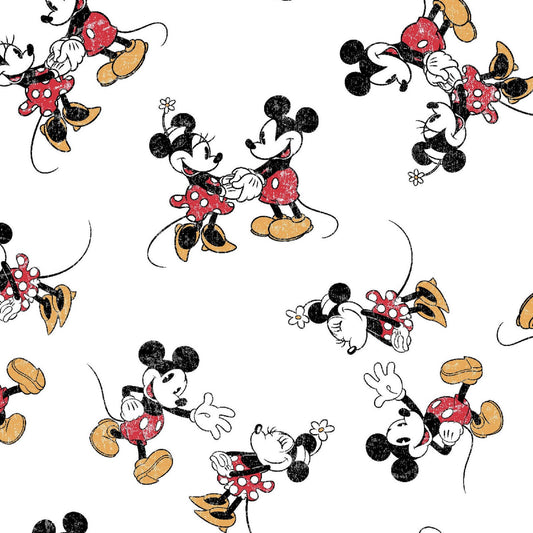 Mickey & Minnie Mouse Vintage-Springs Industries-BTY