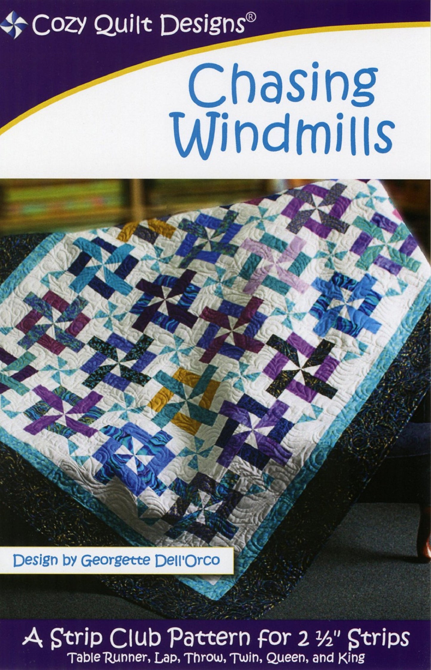 Chasing Windmills Quilt Pattern by Cozy Quilt Designs