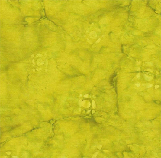 Novelty Print on Yellow Green B/G-#5523-Batik Textiles-Fat Quarter