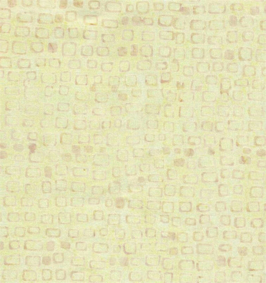 Light Brown Squares on Cream B/G-#5513-Batik Textiles-Fat Quarter