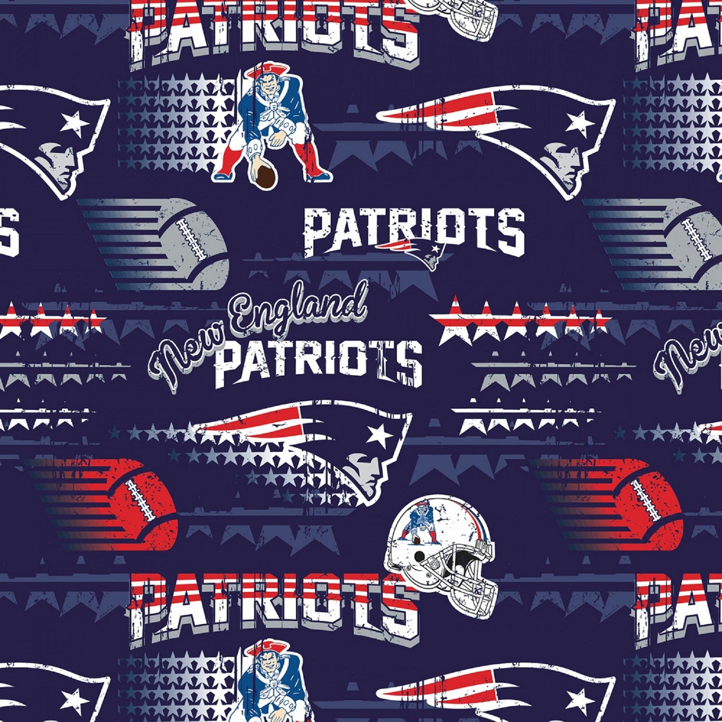 NFL New England Patriots-60" wide-Fabric Traditions-BTY