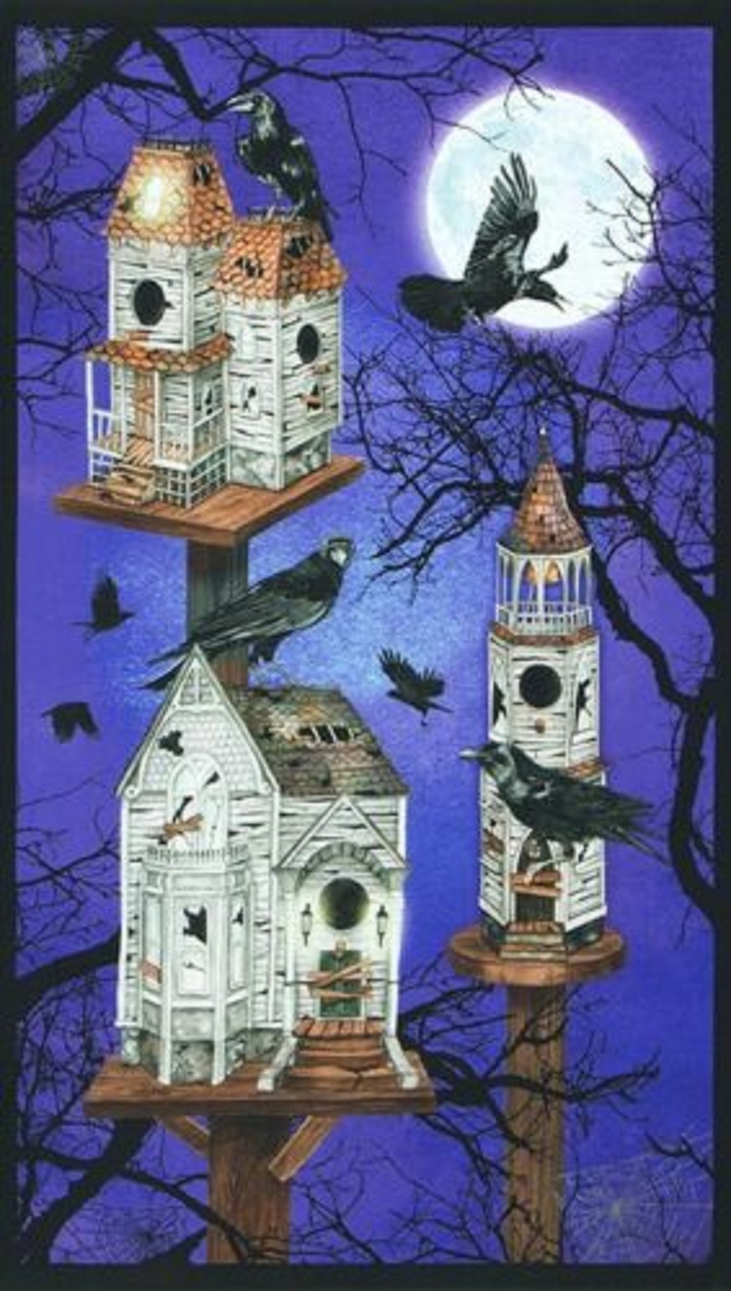 Raven Moon "Gumdrop" Panel by Robert Kaufman